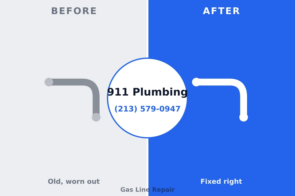 Before and after: plumbing repair El Cerro Mission, NM
